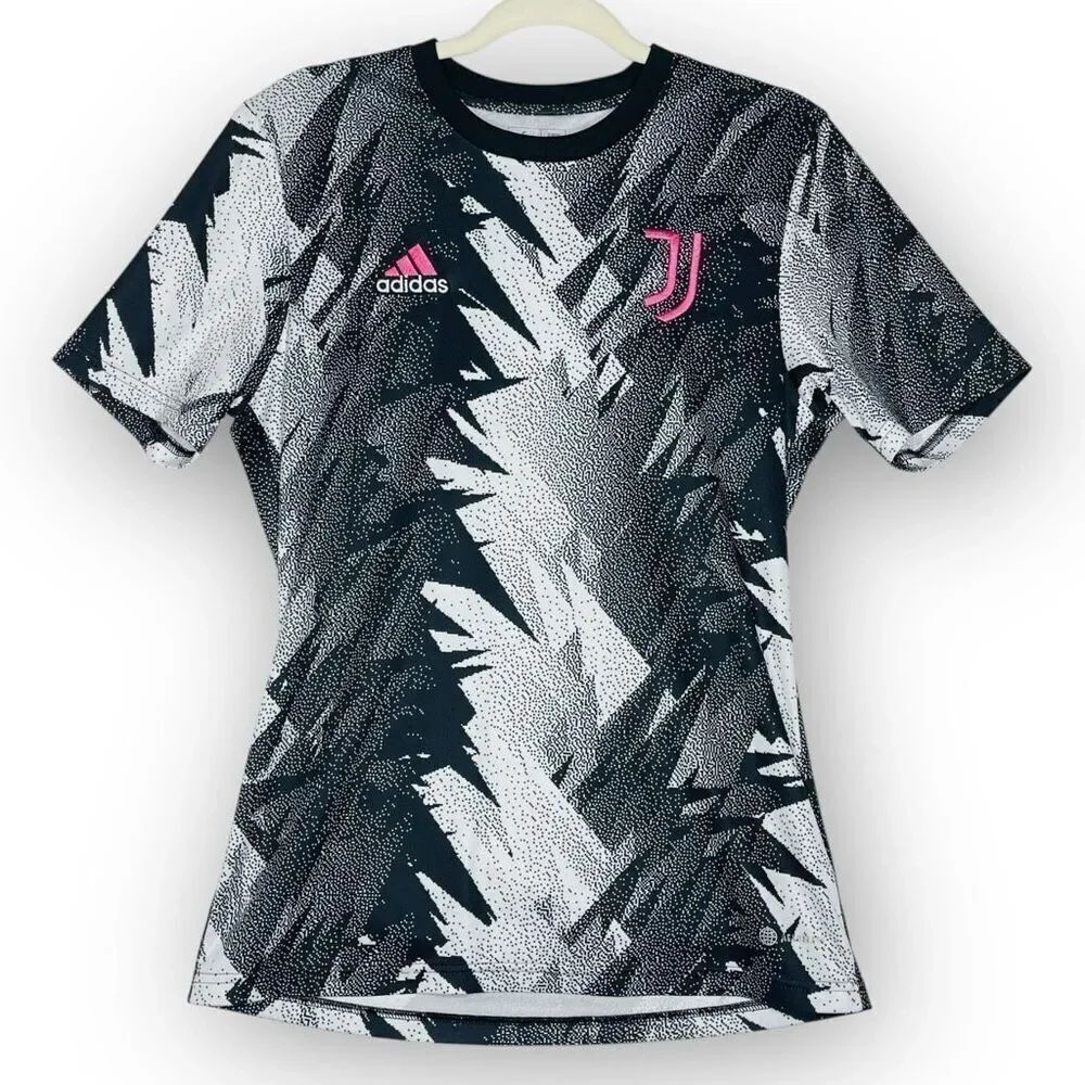 Adidas Black White Pre-Match Juventus Soccer Jersey 2022/23 Size Small JU22A47